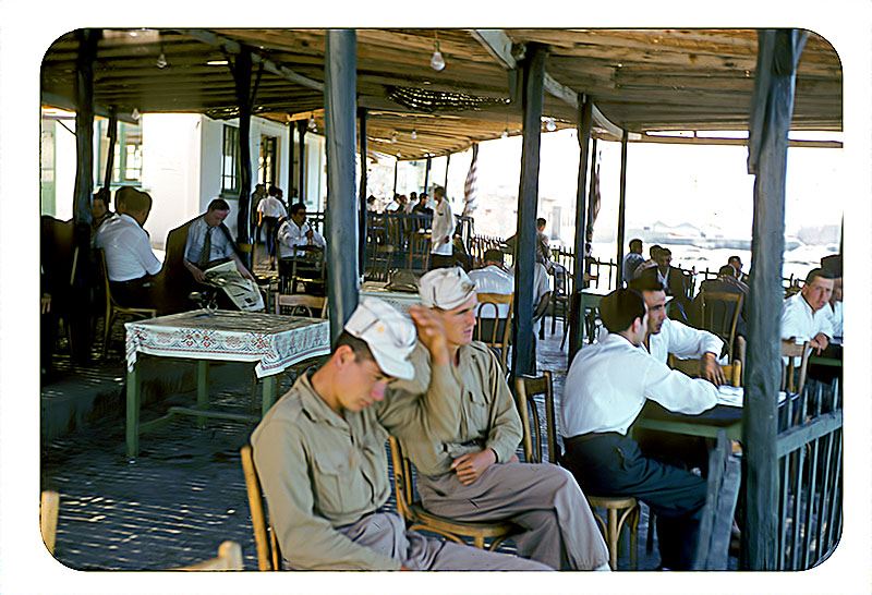Cafe in Beirut  1958