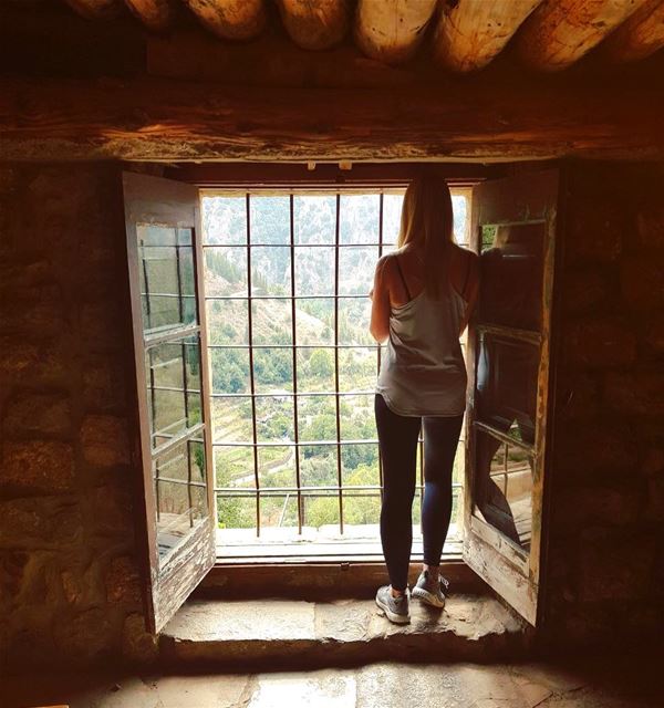 Calm is a super power 💚 .....When was the last time you stared out the... (Kadisha Valley)