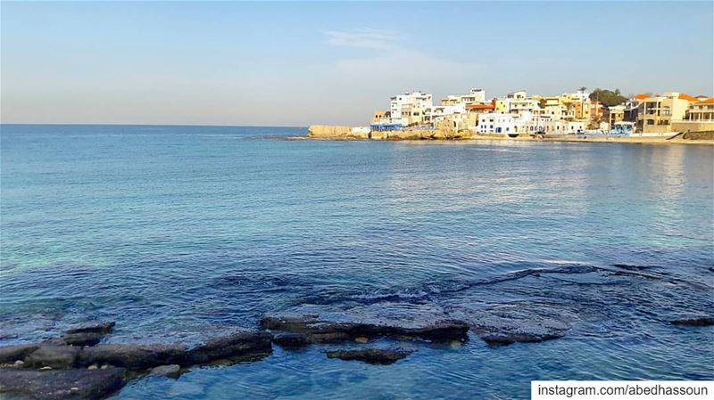 Calm sea & sharp bright colors after the storm 🌊.............. (NCMS-National Center for Marine Sciences  / CNRS-Lebanon)