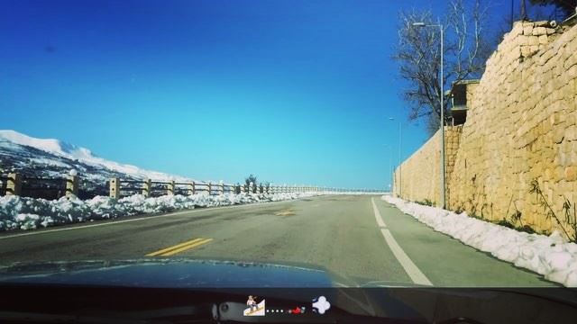 Camaro speeding to snow arz  cedars  (Al Arz, North Lebanon)