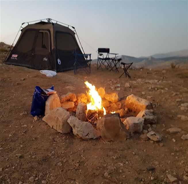  camping  fire  nature  naturephotography  lebanon_hdr  bestofleb ... (Jabal Saïdet el Qarn)