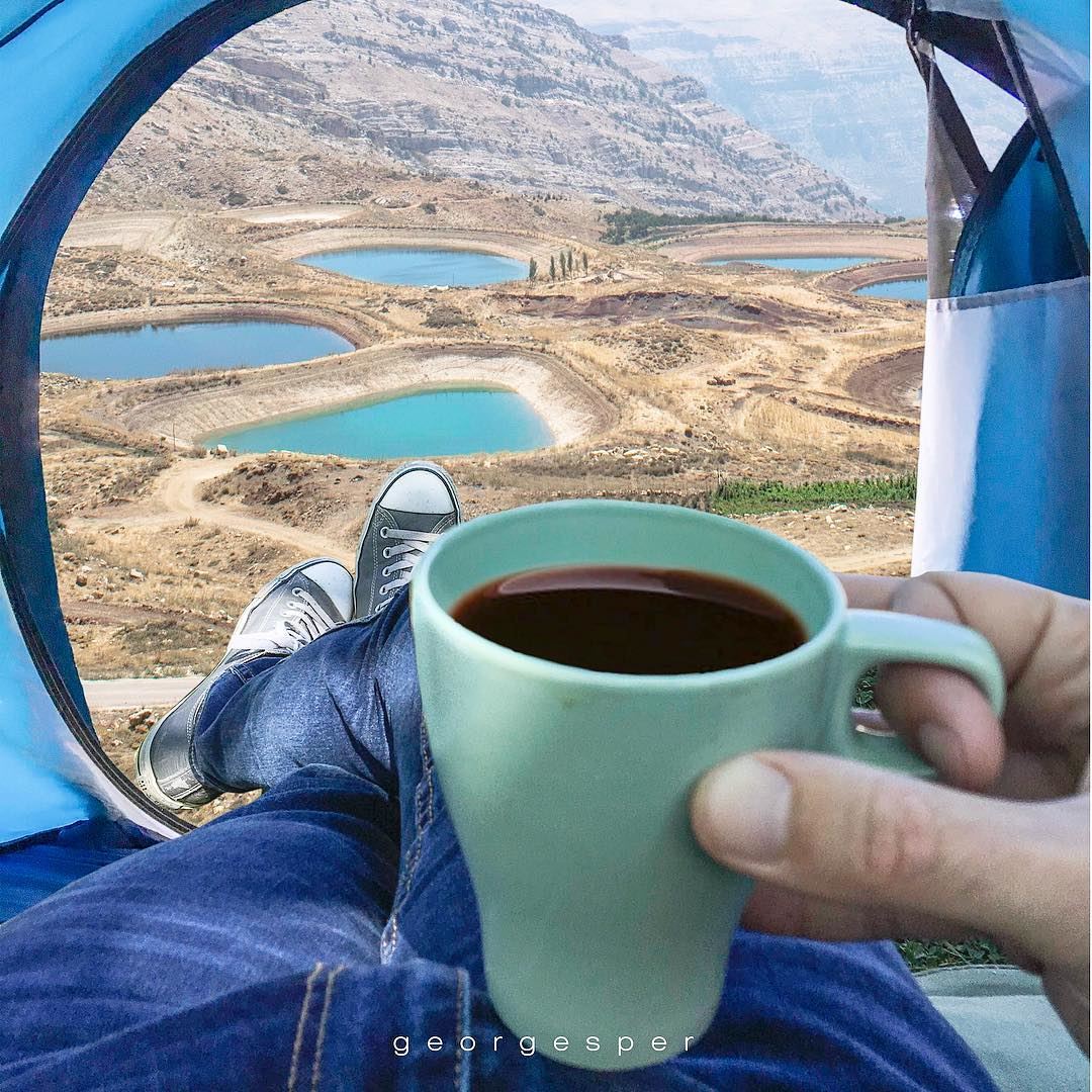 Camping in Akoura, Mount Lebanon 🇱🇧.....[photo montage]... (Akoura, Mont-Liban, Lebanon)