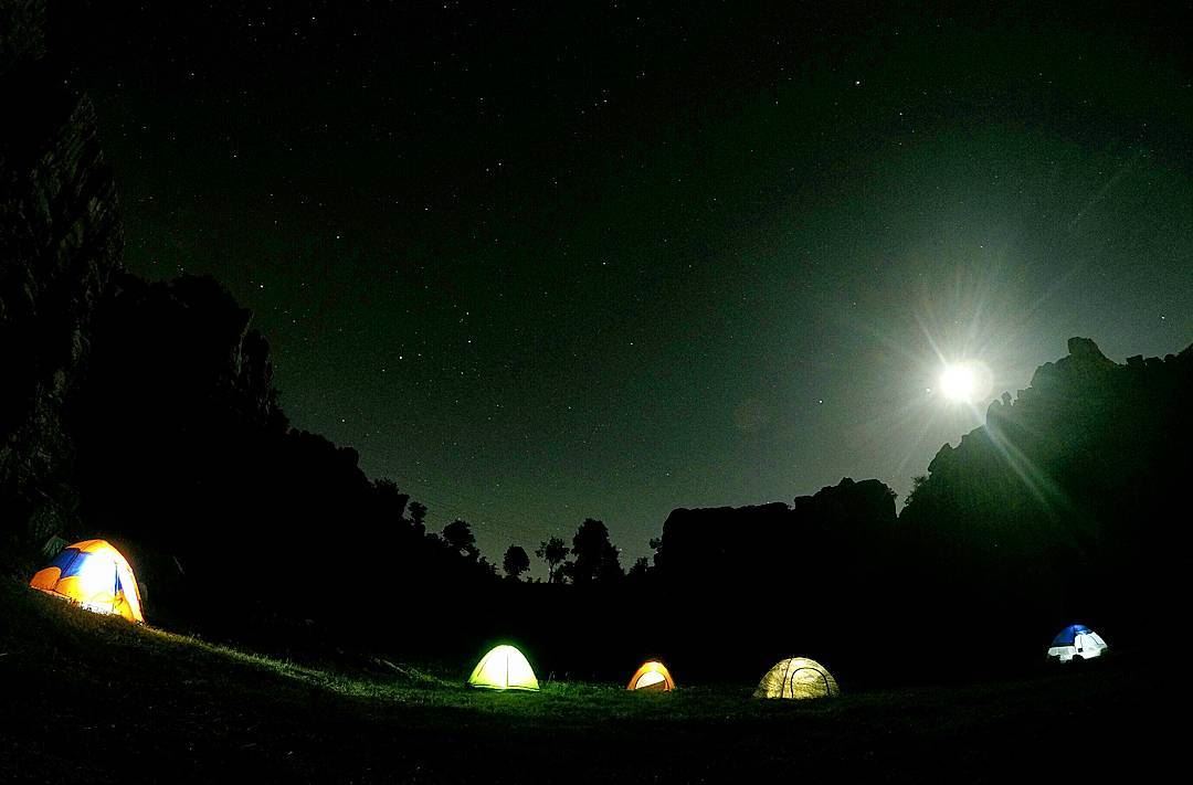 Camping With The  Pros ⛺ SkylineExtremeSports  SkyWorldLebanonUnder the... (Majdel Tarchich)