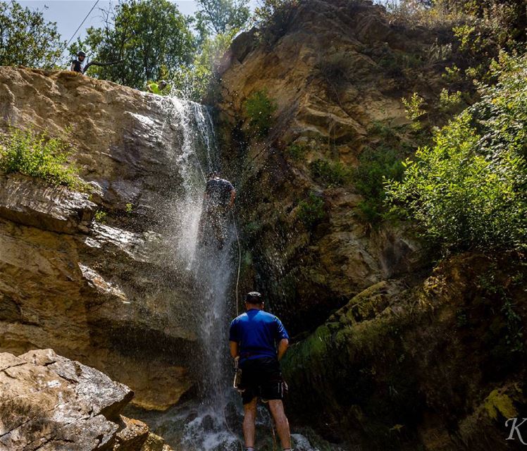 Canyoning: is travelling in canyons using a variety of techniques that may... (Hammana)