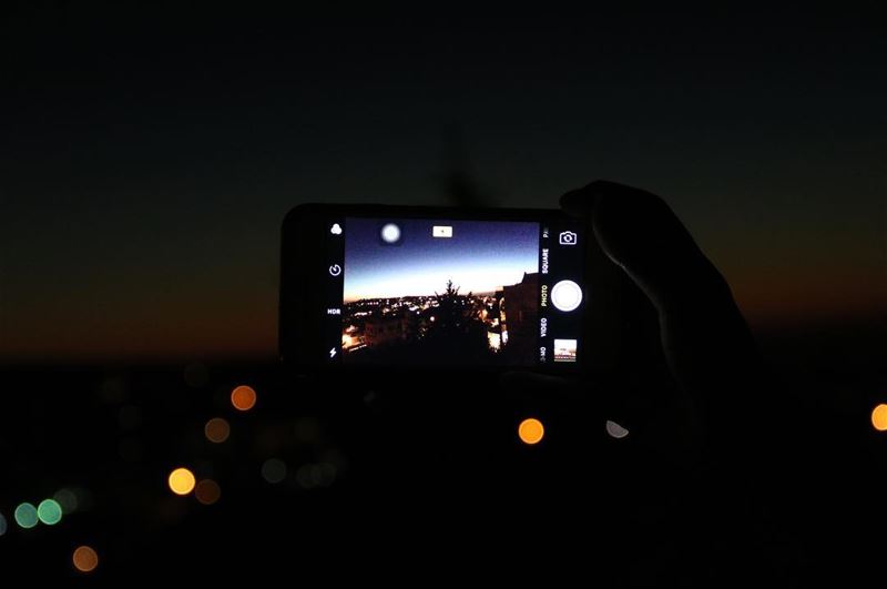 Capturing the moment being captured sometimes looks better than the moment... (El Mroûj, Mont-Liban, Lebanon)