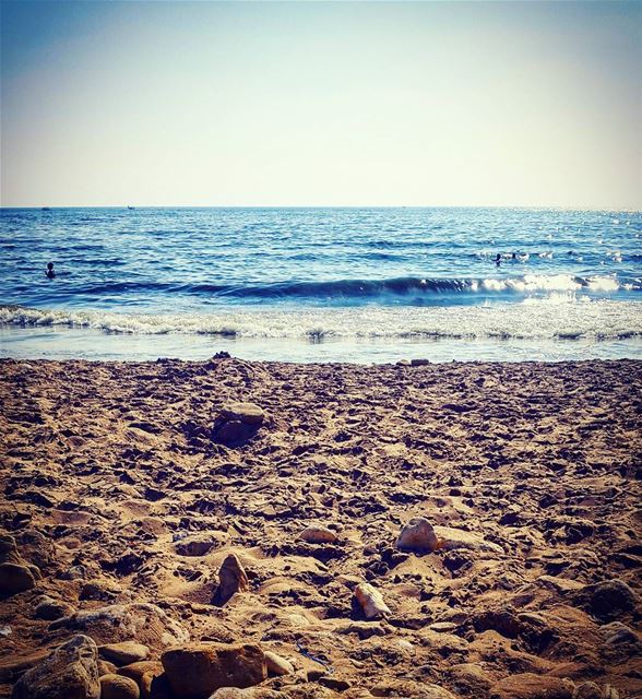  capturingthemoment sea beach salty beach breezy day sunny day summer... (Ramlet Al Bayda Public Beach)