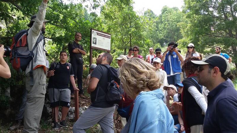 Carefully listening to the explanations of  JabalMoussa's  guide....