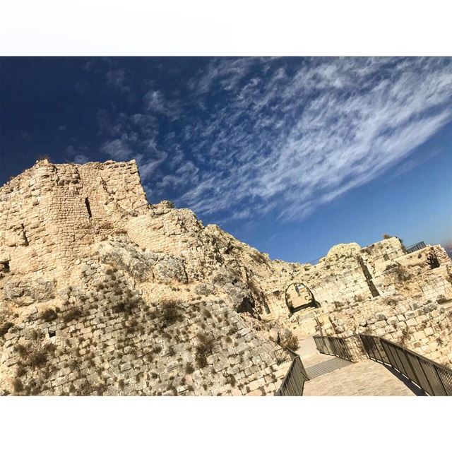 Castle in the Sky 💙  lebanon  castle  north  northoflebanon  amazing ...