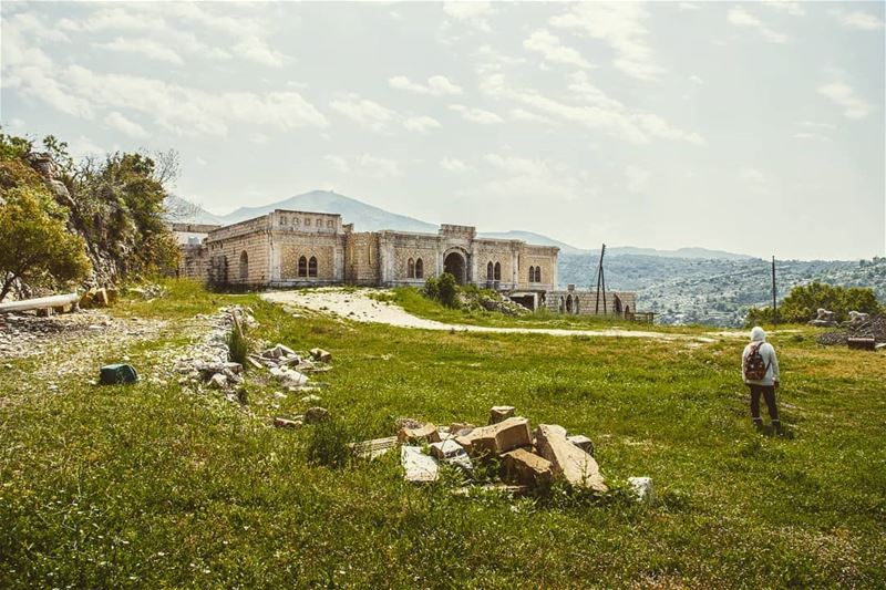 Castle on the hill.____________________________________________________... (Jezzîne, Al Janub, Lebanon)