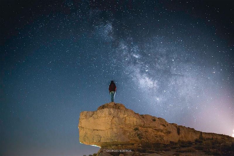 Casual meeting ✨-- landscape  nightphotography ... (Lebanon)