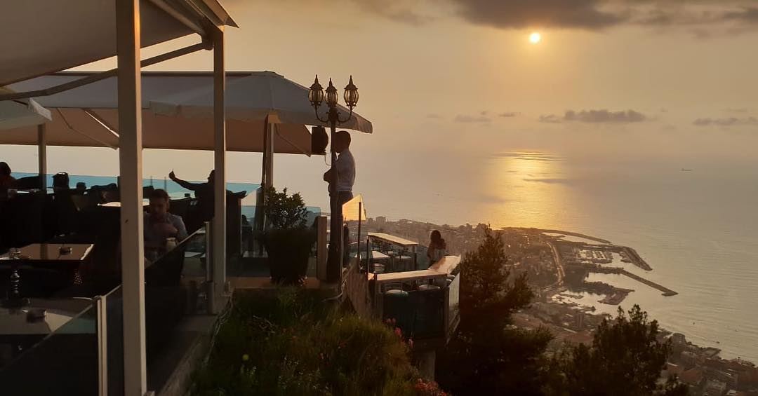 Catching sunsets 🌅  AtTheTop  BeautifulSunsets  LoveLebanon ... (The Terrace - Restaurant & Bar Lounge)