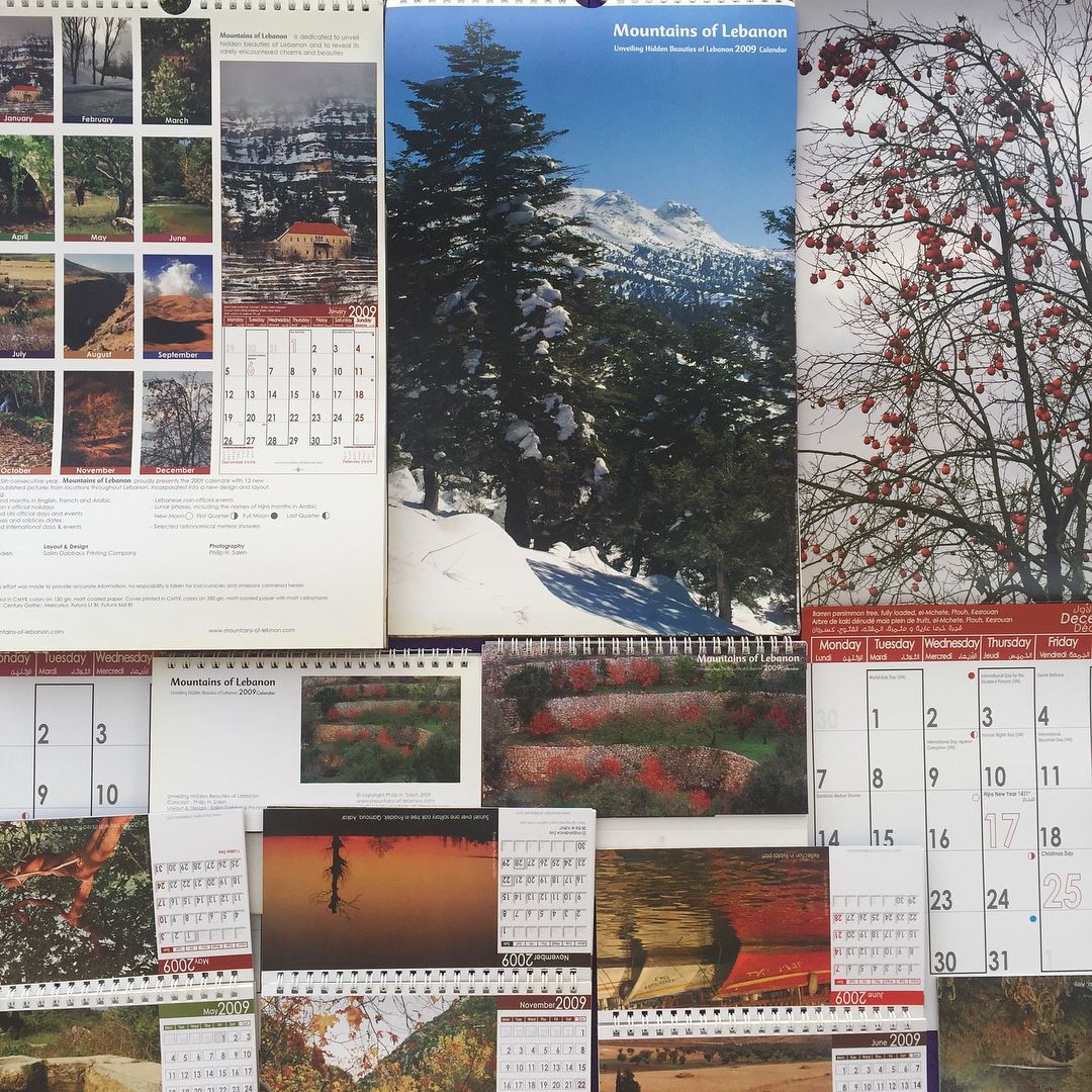 Celebrating 15 years of  mountainsoflebanon Calendars! 2009 5th edition,... (Lebanon)