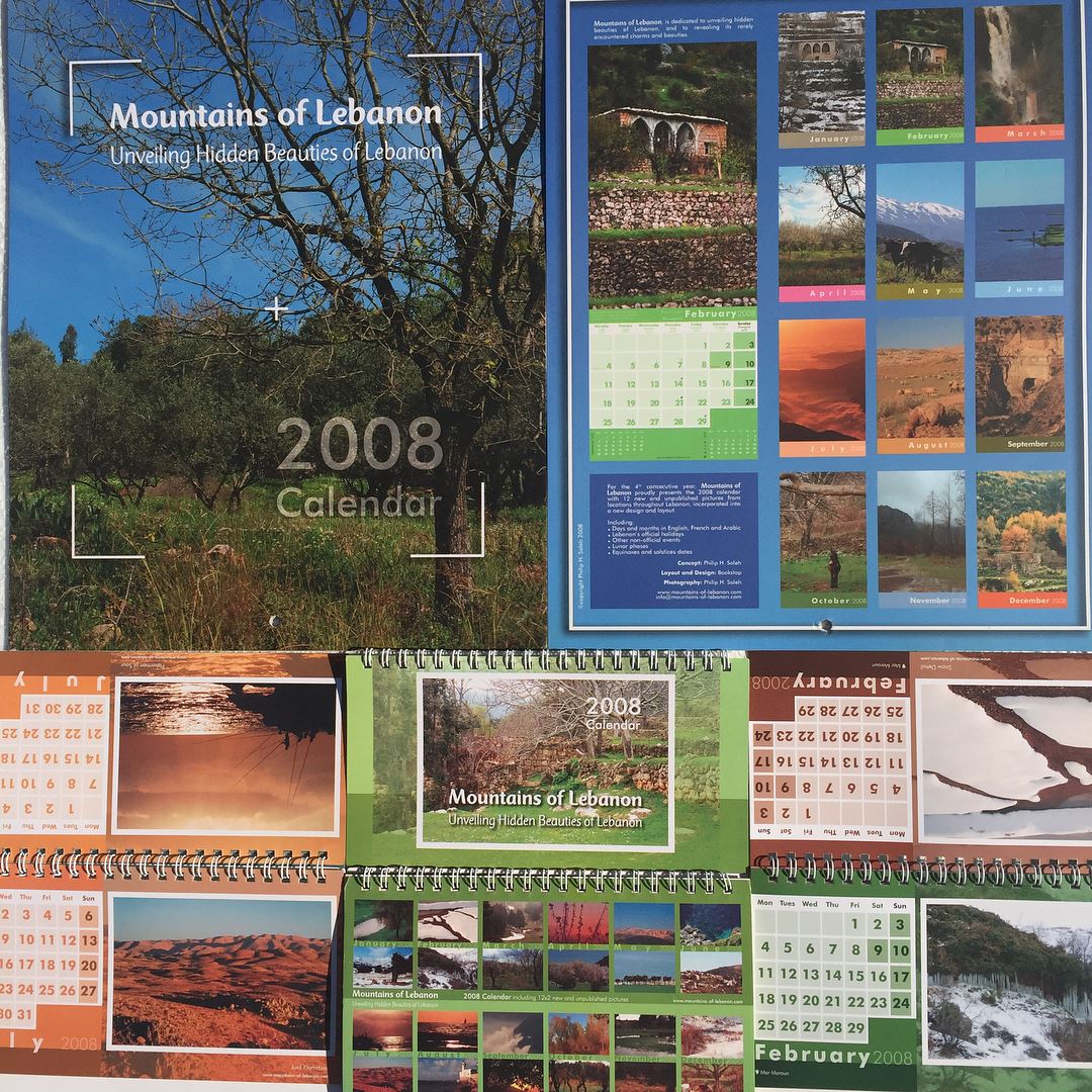 Celebrating 15 years of  mountainsoflebanon Calendars! 2008, 4th edition,...