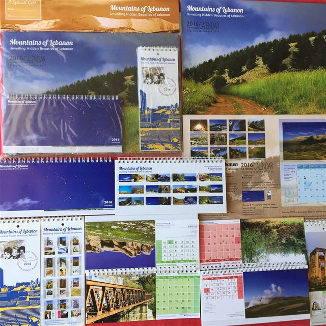 Celebrating 15 years of  mountainsoflebanon Calendars! 2016 12th edition,... (Lebanon)