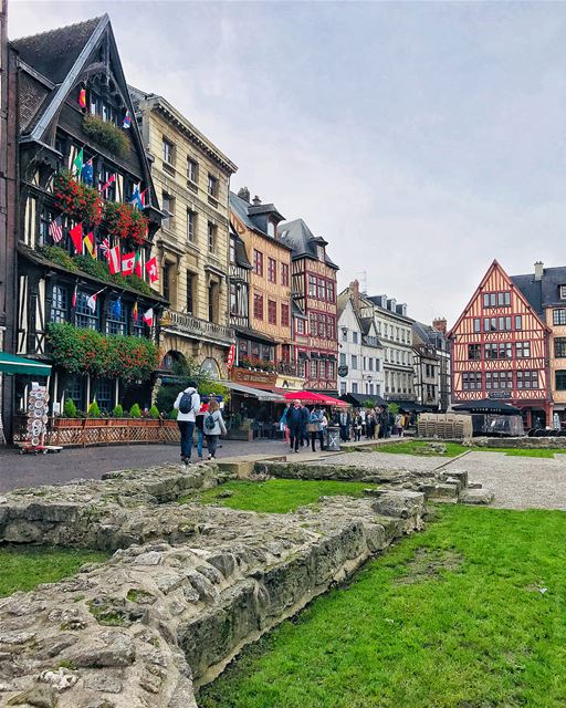 Celebrating All Saints Day in Rouen; the town where Saint Joan of Arch was... (Rouen, France)