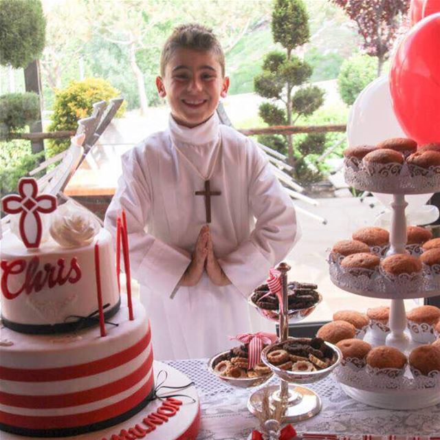 Celebrating the Holy Communion at Jalsat  restaurant  mayrouba  faraya ... (Jalsat)