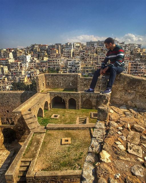 Challenges are what make life interesting and overcoming them is what... (Citadel of Raymond de Saint-Gilles)