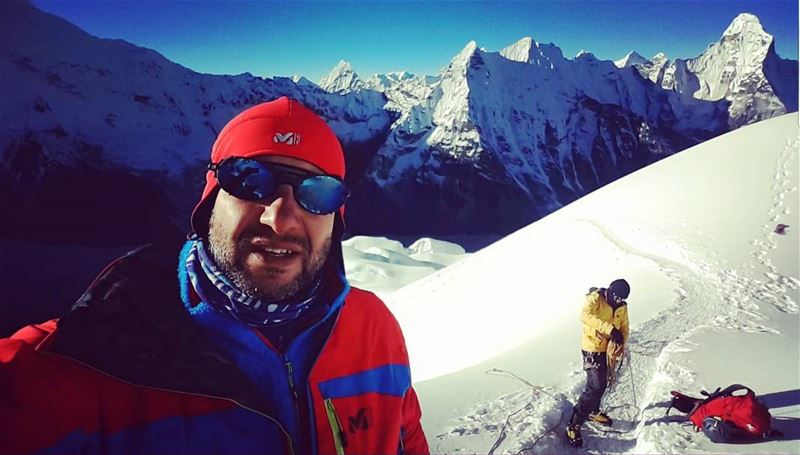 Champions aren't made in gyms. champions are made from something deep... (Island Peak - Himalaya - Nepal)