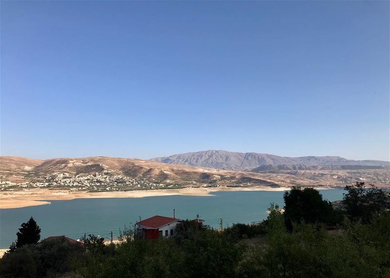 Charming view!😍  photography  photoshoot  photooftheday ... (Lake Qaraoun)