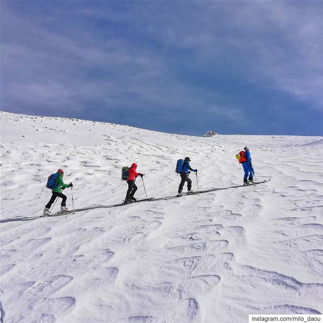 Chasing layers. ⛷️⛷️⛷️⛷️🏔️❄️  skitouring  snowday  snowymountains ...