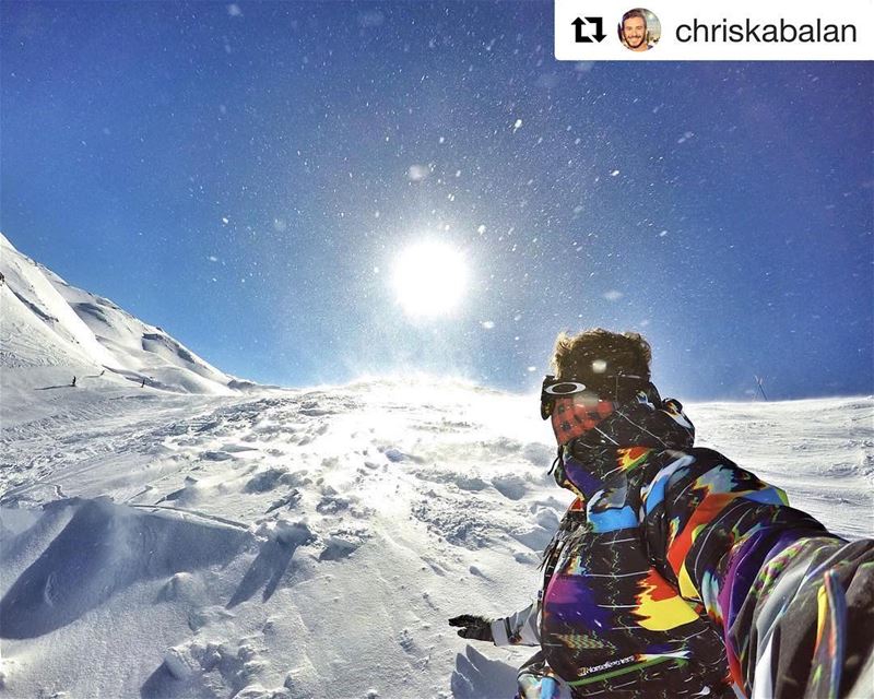 Check out @chriskabalan sick shot featuring @horsefeathersclothing new... (Mzaar Ski Resort)