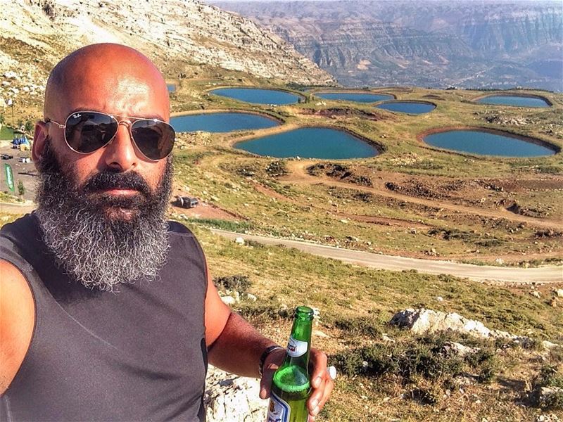 Cheers from the top🍻❤️  laklouk  lake  lakes  lebanon  jbeil ... (El Laklouk, Mont-Liban, Lebanon)