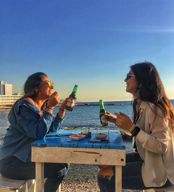 Cheers to an everlasting Friendship 🍻Photo taken by @ninaa.daher ☺️... (RAY's Batroun)