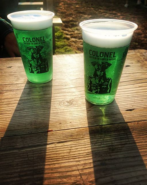 Cheers to happy Sundays.. and to the Irish. ⚪⚪⚪⚪⚪⚪⚪⚪ stpatricks  stpattys... (Colonel Beer Brewery)
