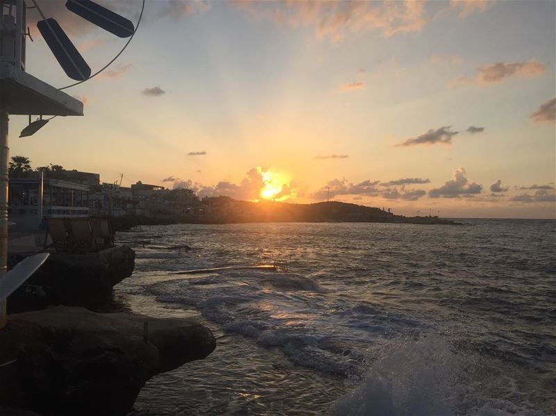  chezfouad  anfeh  sunset  nofilter  seafood  bestplacetobe  localfish ... (Chez Fouad)