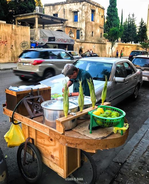 Childhood memories that make me stop and just smile! 🌽 (Beirut, Lebanon)
