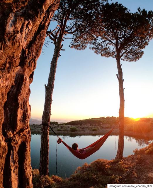  Chilling  Sunset  Lake  Falougha  Lebanon 🇱🇧 BeautyInSimplicity  Relax... (Falougha, Mont-Liban, Lebanon)