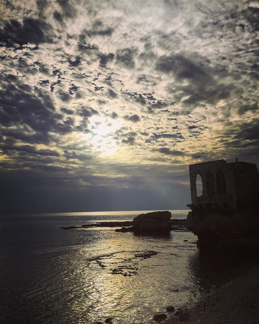 Chilling time 😃 lebanon  batroun  bahsa  beach  raysbatroun  reflection ... (RAY's Batroun)