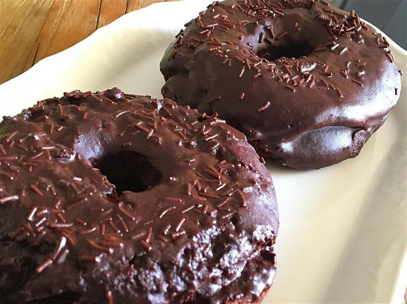 🥛🍩. chocolate food eat yummy nomnom foodie foodporn foodgasm... (Beirut, Lebanon)