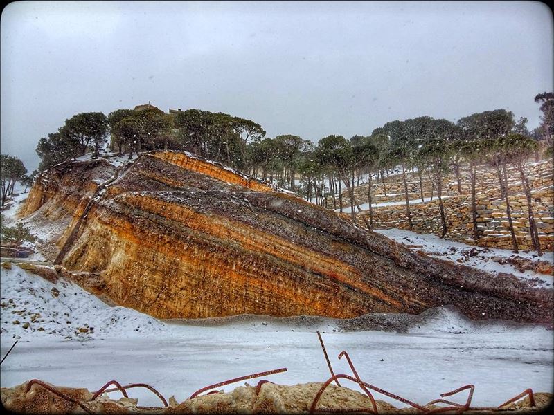  chouf  mountlebanon  lebanon  snow  nature  rockymountains  slopes  snowy... (Bâroûk, Mont-Liban, Lebanon)