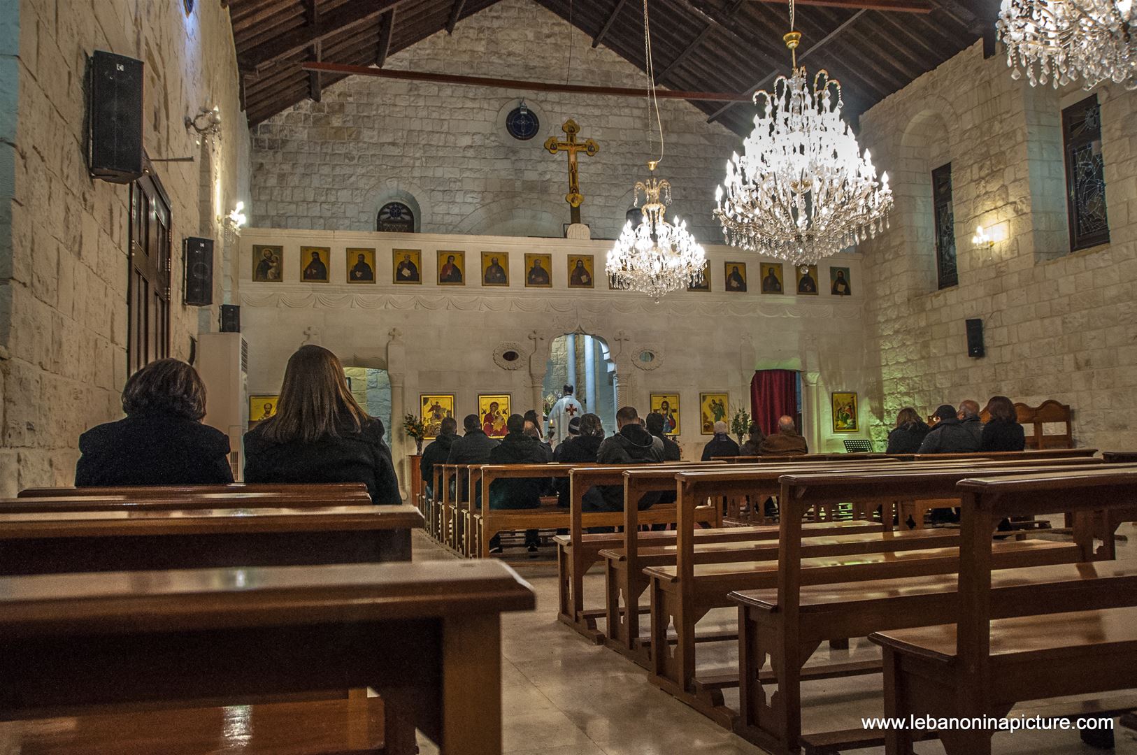 Christmas Mass at Night - Yaroun 2016