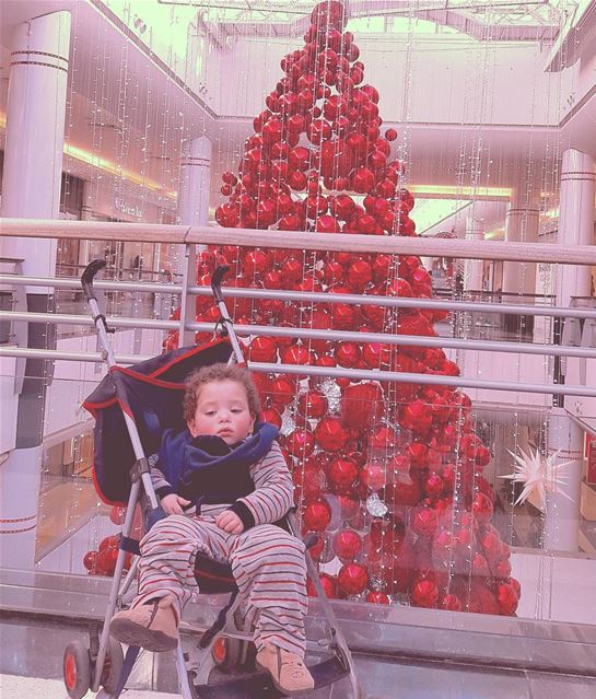 Christmas mode: ON christmas  christmastree  christmasdecorations ... (City Mall, Beirut, Lebanon)
