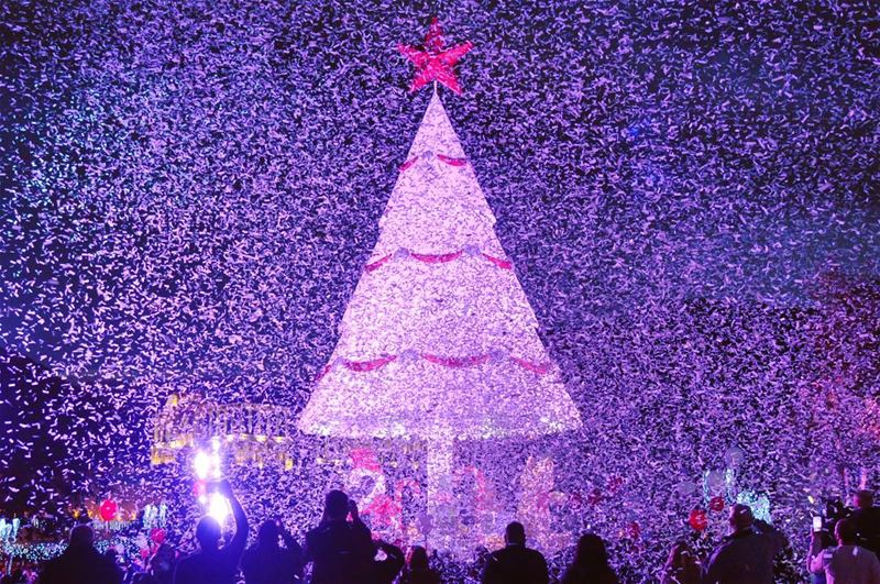 Christmas mode on in zgharta- Lebanon north by reuters🎄 🇱🇧  lebanon ...