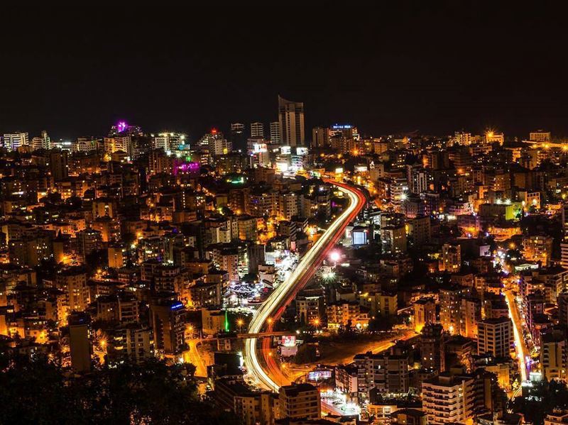 Christmas Night 🌙By @fadibad  ChristmasNight  AboveBeirut  Jounieh ... (Jounieh - Harissa)