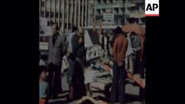 Christmas Shopping Beirut Raouche 1975 