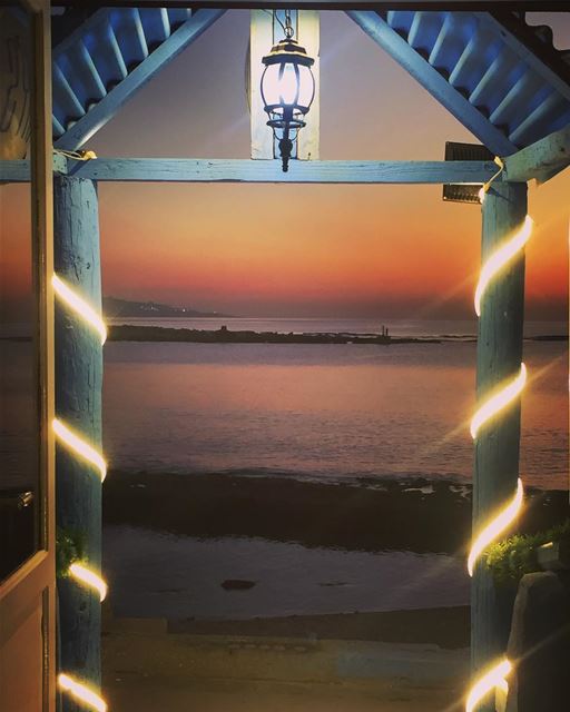 Christmas time 😃 lebanon  batroun  bahsa  raysbatroun  sunset  christmas... (RAY's Batroun)