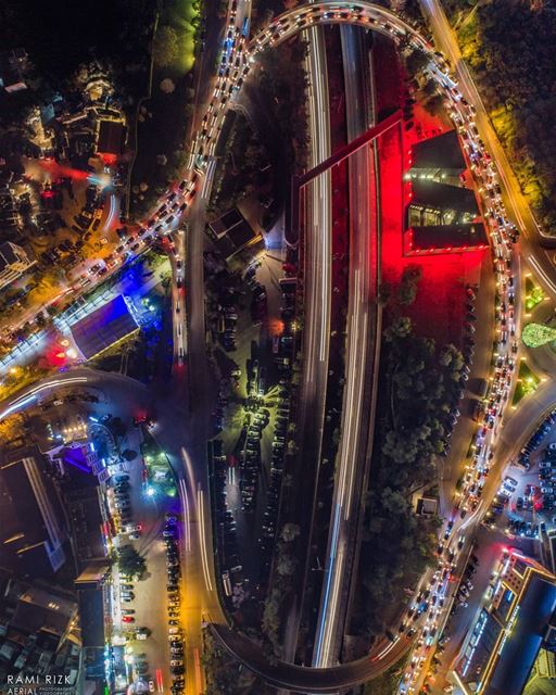 Christmas Traffic 🎆🎄...  lebanon  byblos  dji  drones  quadcopter ... (Byblos - Jbeil)