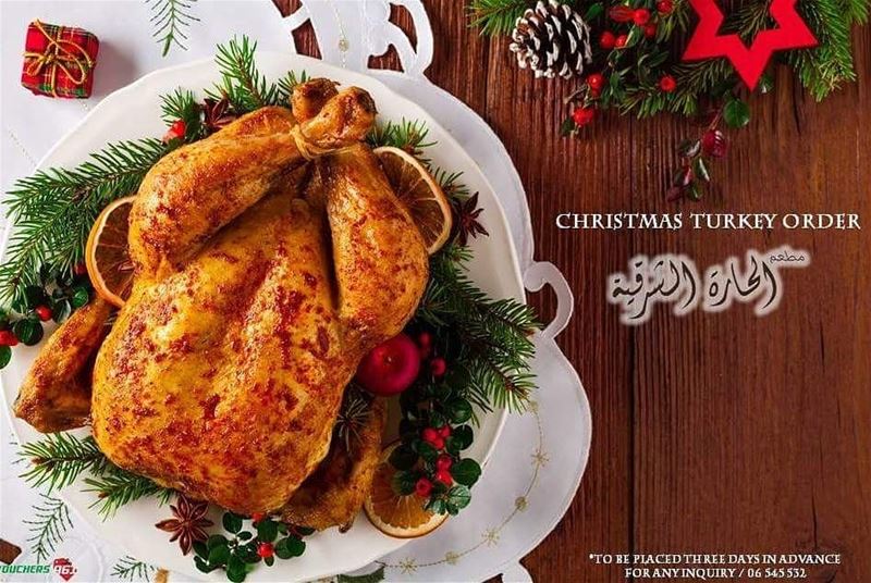 🎄 CHRISTMAS  TURKEY ORDER🎄@alharaalsharkiyahttps://www.facebook.com/a (Anfeh Al-Koura أنفه الكورة)