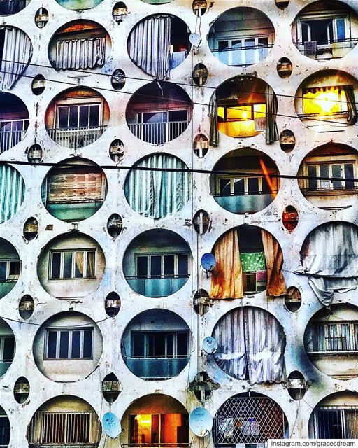  Circles ⭕️⭕️⭕️  livelovearchitecture ....... Lebanon  Beirut ... (Beirut, Lebanon)