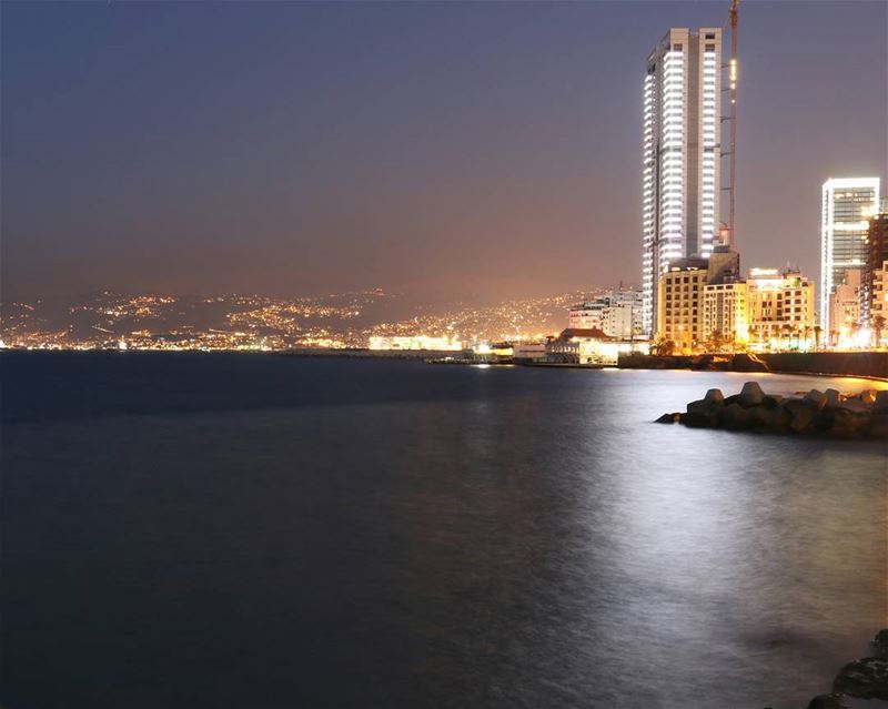 City lights  Beirut............. night  twilight  citylights  city ...
