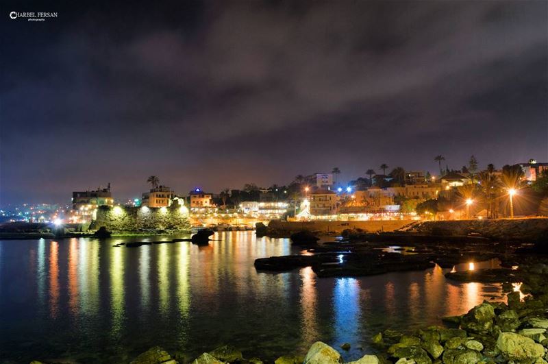 City Lights 💡www.charbelfersan.com - © All rights reserved night ... (Byblos - Jbeil)