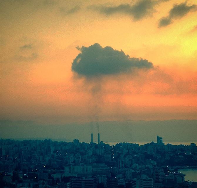  city  pollution  polluted  zouk  lebanon  sky  whatsuplebanon ...