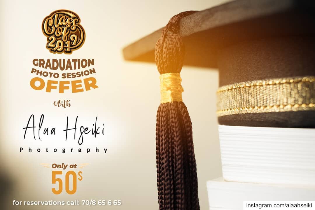 🎓CLASS OF 2019🎓Special Graduation Offer from Alaa Hseiki Photography 👀...