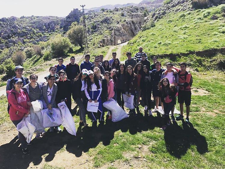  Cleaning Day in  JabalMoussa with SSCC Kfarhbab students! UNESCO ... (Jabal Moussa)