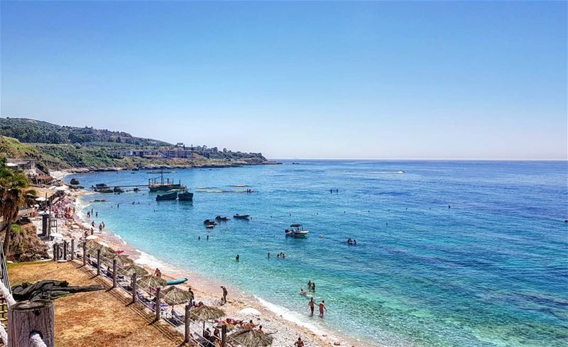 Clear blue sky, clear blue water 🇱🇧  livelovebatroun mycountrylebanon...