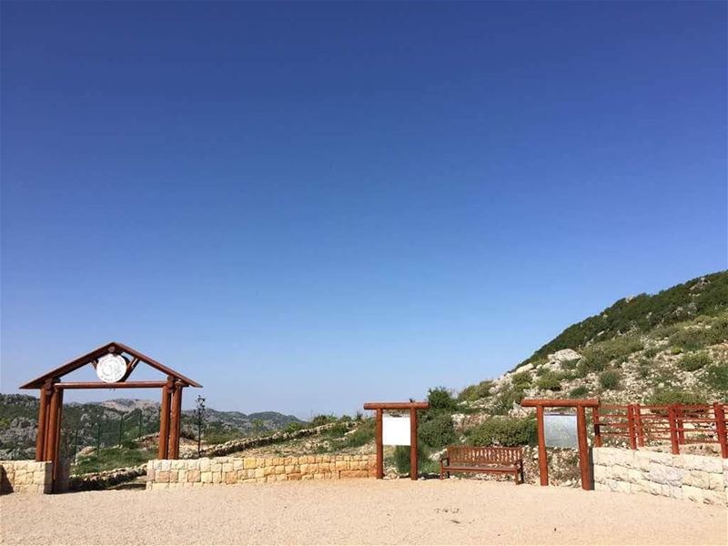 Clear Blue Sky in Qehmez this weekend. Visit  JabalMoussa !   unescomab ... (Jabal Moussa Biosphere Reserve)
